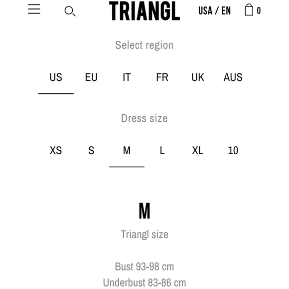 Triangl Teal Swim Top - Picture 5 of 5